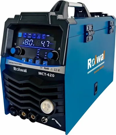 LCD Synergy Multiprocess MIG MAG TIG CUT MMA 5 in 1 DC invertteri hitsauskone